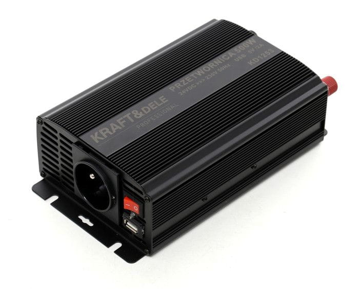 Przetwornica samochodowa 500W 12/24V - 230V