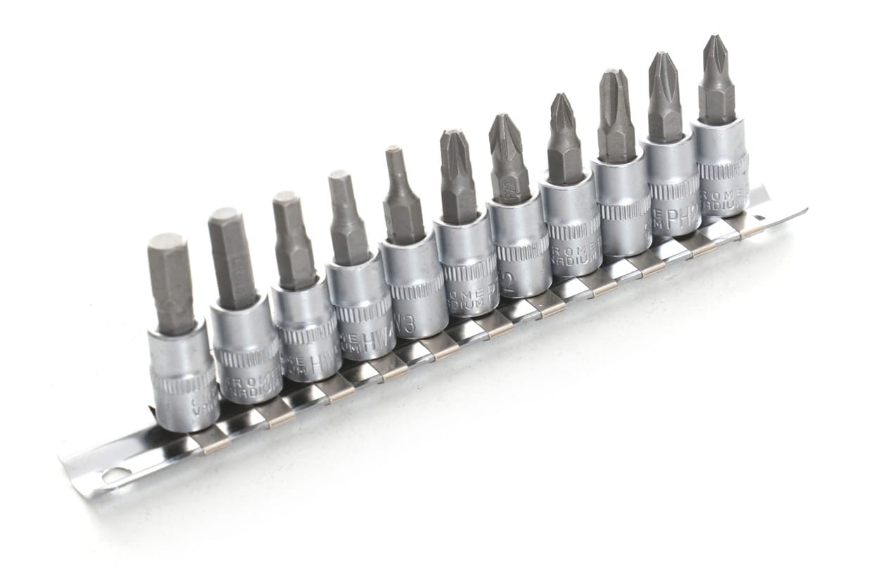 Zestaw Bitów 1/4" 11cz. KD10240