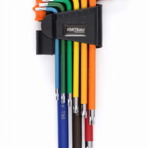 ZESTAW KOLOROWYCH IMBUSÓW TORX 9 EL. KD11930