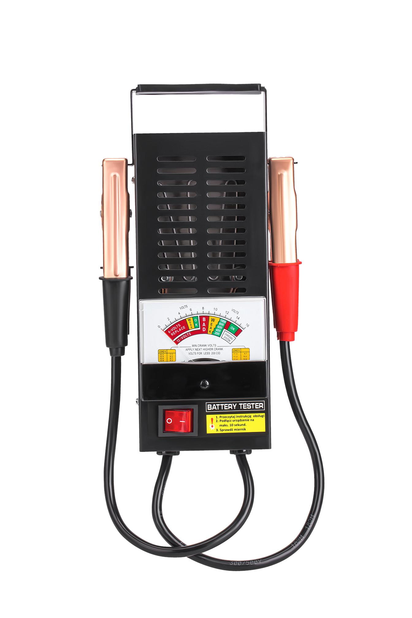 Tester analogowy do sprawdzania akumulatorów 6/12V 200-1000A KD5675