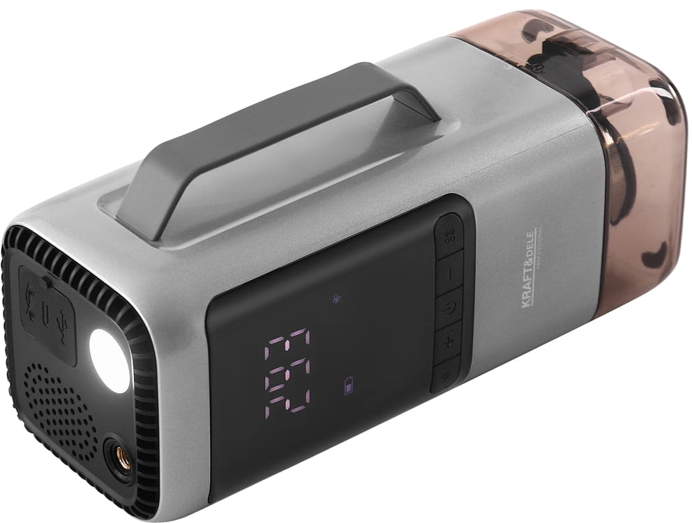 URZĄDZENIE WIELOFUNKCYJNE ODKURZACZ / JUMP-STARTER / POMPKA / DMUCHAWA / LATARKA / POWERBANK KD5498