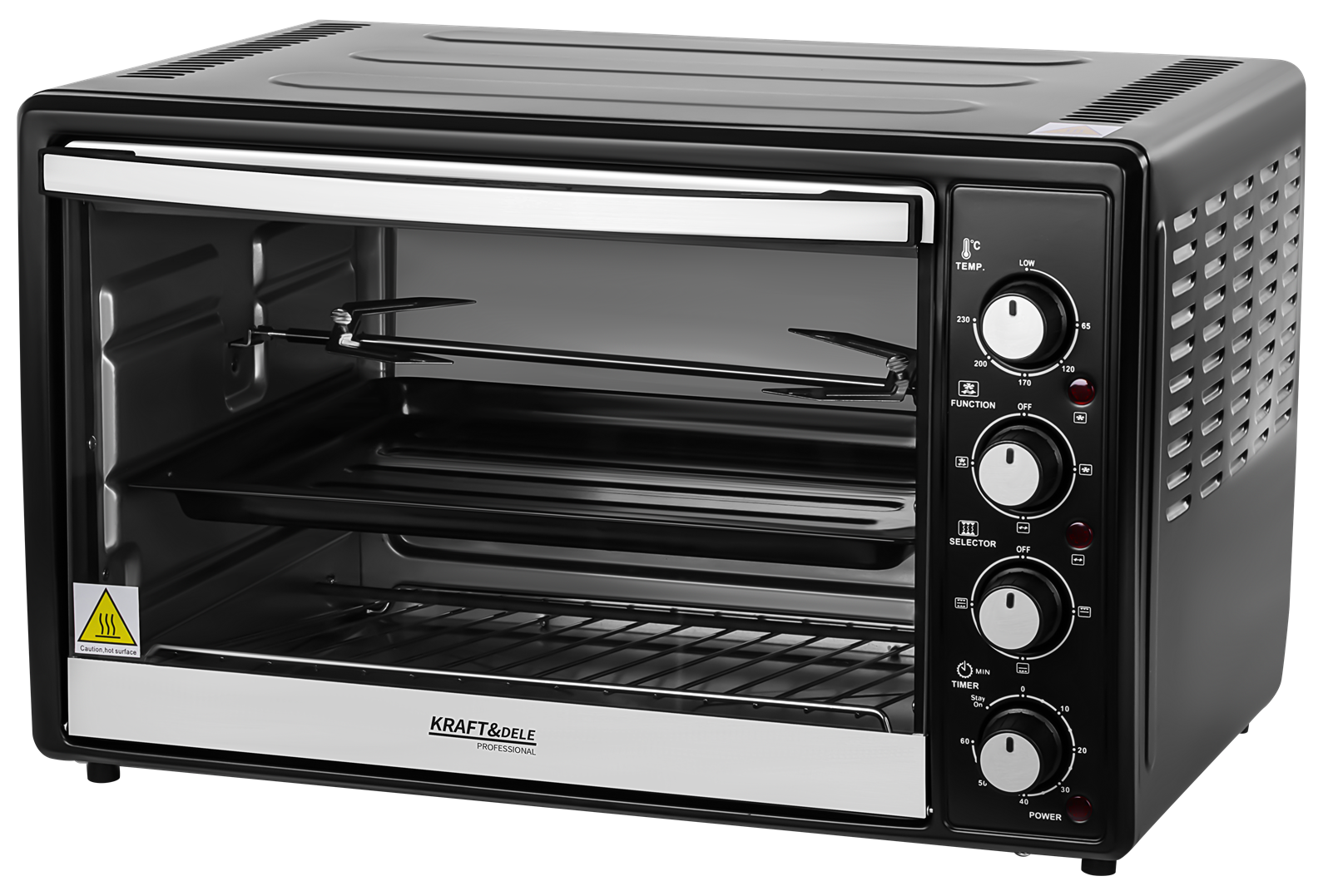 KUCHENKA ELEKTRYCZNA 48L 2000W FUNKCJA ROŻNA+AKCESORIA KD4112