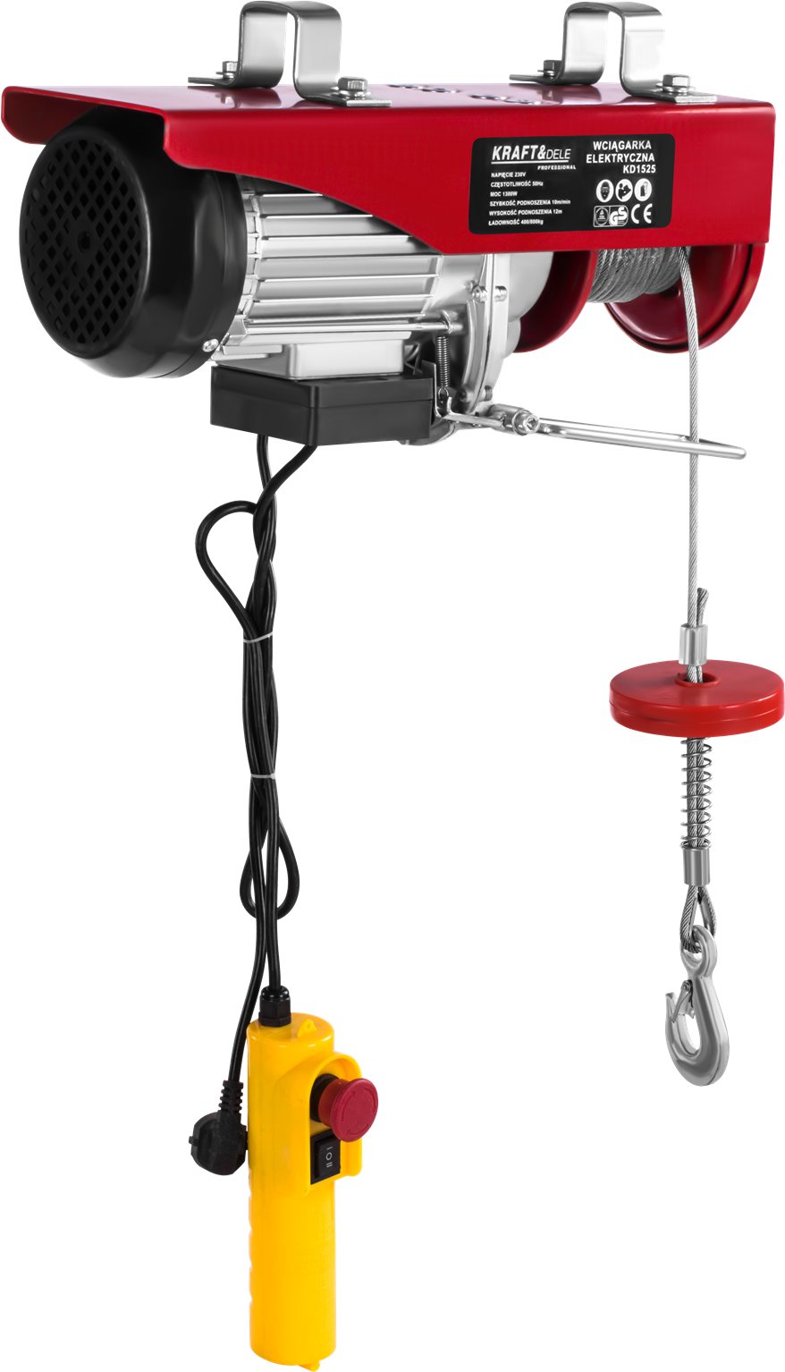 Wyciągarka elektryczna linowa 250/500kg KD1525