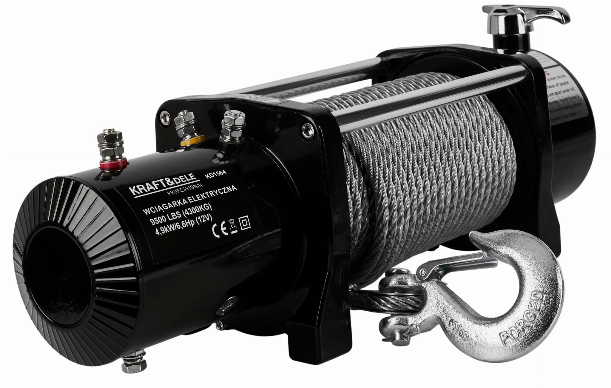 Wyciągarka elektryczna linowa 9500 lbs 12V KD1564