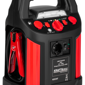 Urządzenie wielofunkcyjne 1200/700A 26Ah 12V + oświetlenie + kompresor + inwerter KD5347