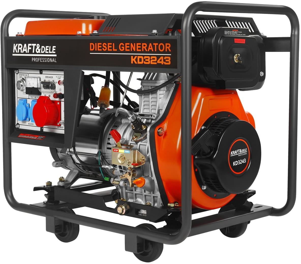 Agregat prądotwórczy DIESEL 7kW 230/400V KD3243