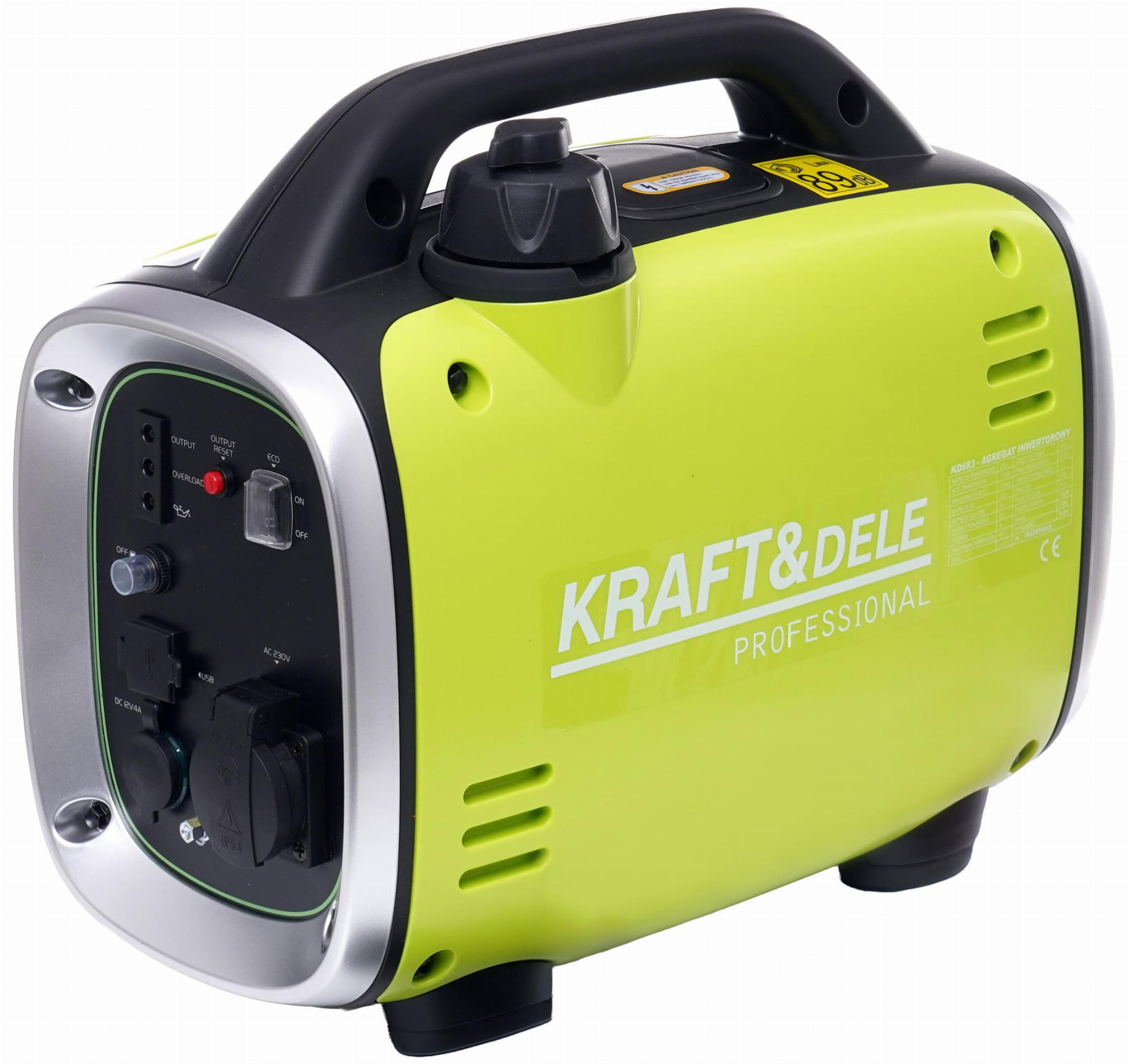Agregat prądotwórczy inwertorowy 1,2kW / 1,3kW KD683