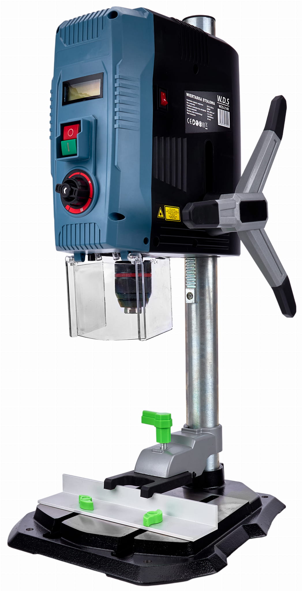 Wiertarka stołowa 2000W 13mm wyświetlacz WDS2140