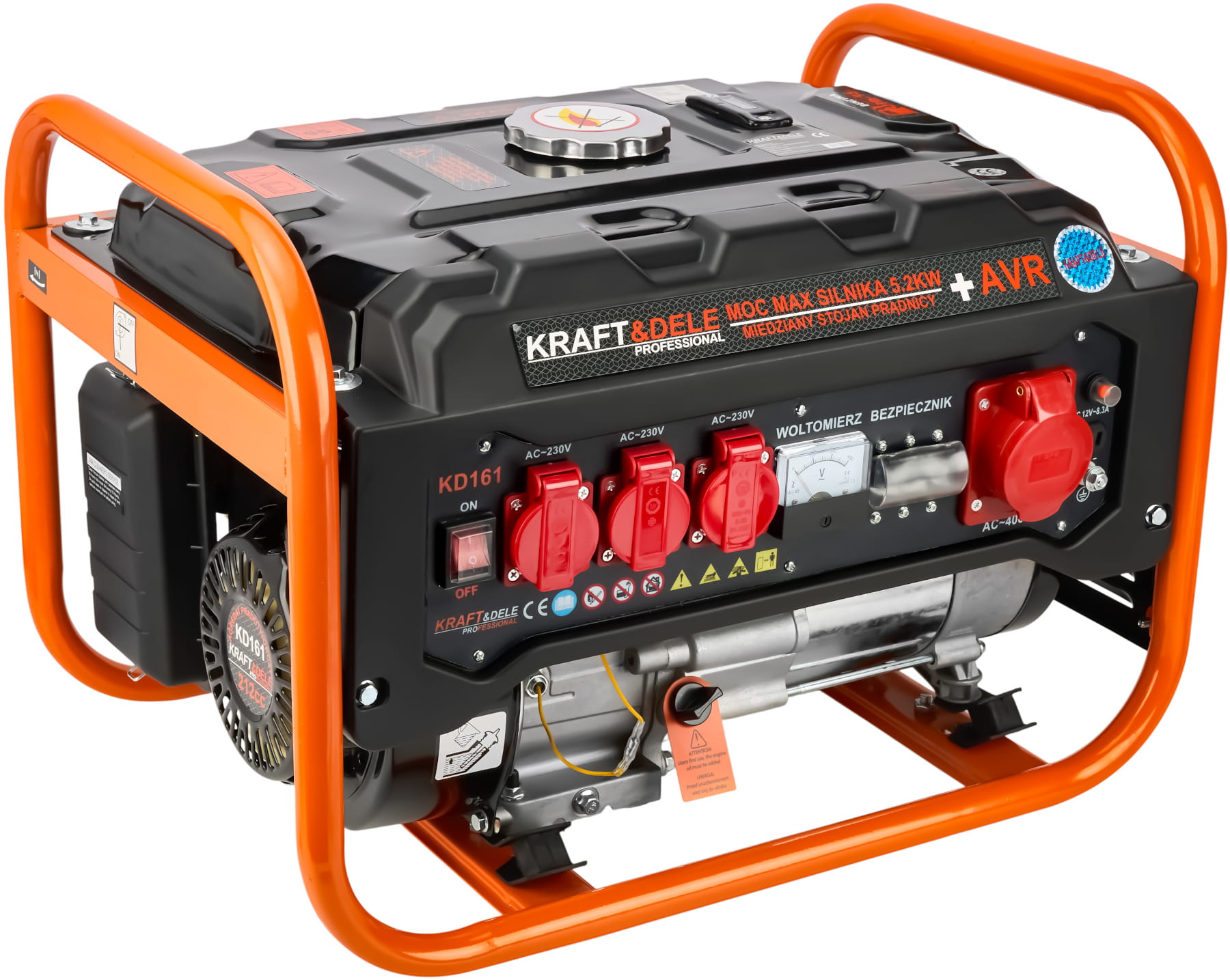 Agregat prądotwórczy 3,5kW 12/380V KD161