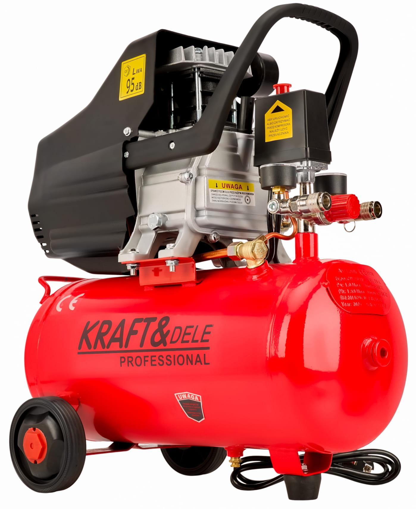 Kompresor olejowy 24L 2,8kW KD400