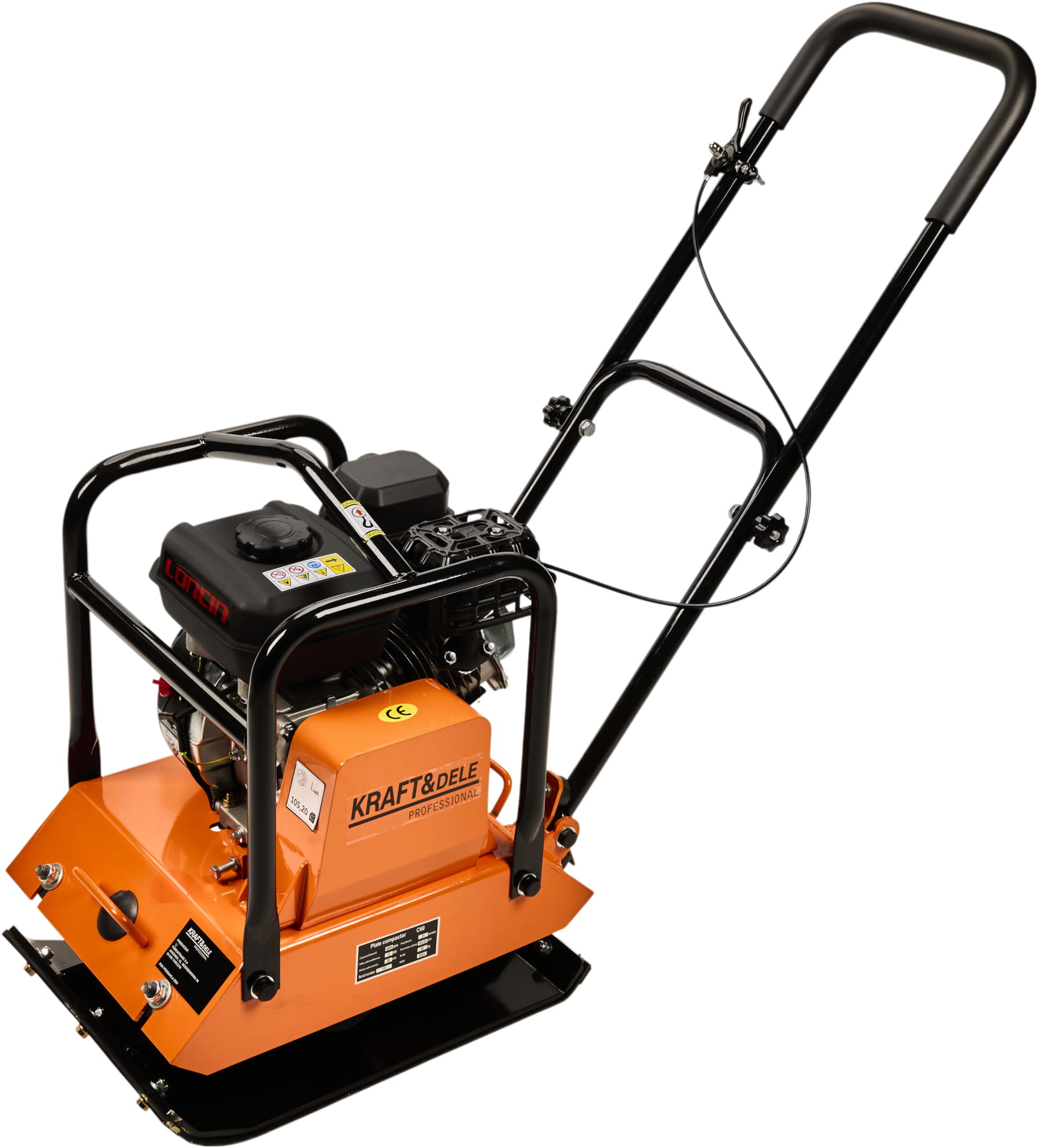 ZAGĘSZCZARKA LONCIN 7HP 60KG Z GUMĄ KD1196