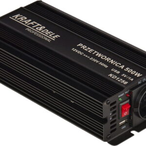 Przetwornica napięcia 12V na 230V 500/1000W CZYSTA SINUSOIDA KD1256