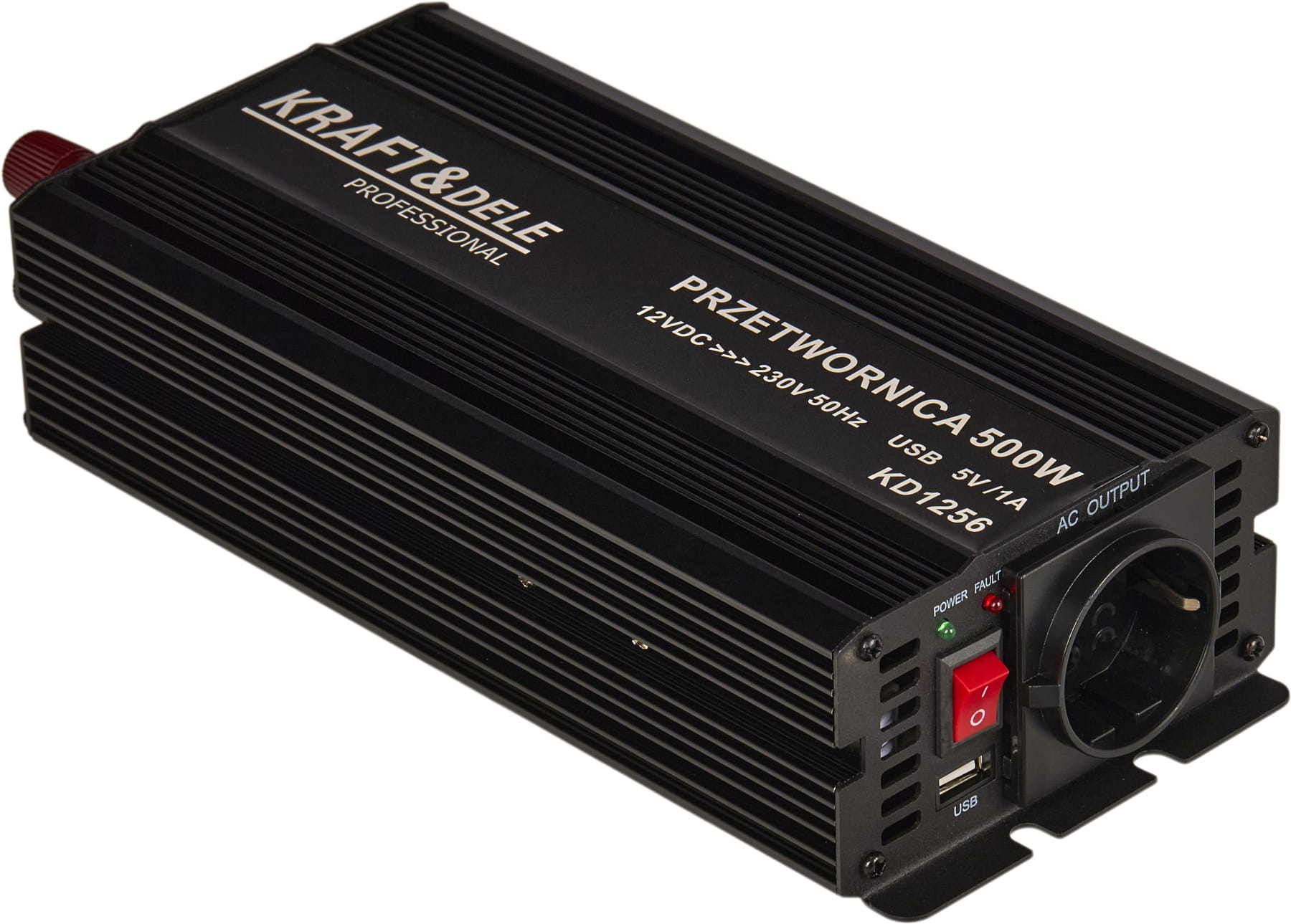 Przetwornica napięcia 12V na 230V 500/1000W CZYSTA SINUSOIDA KD1256