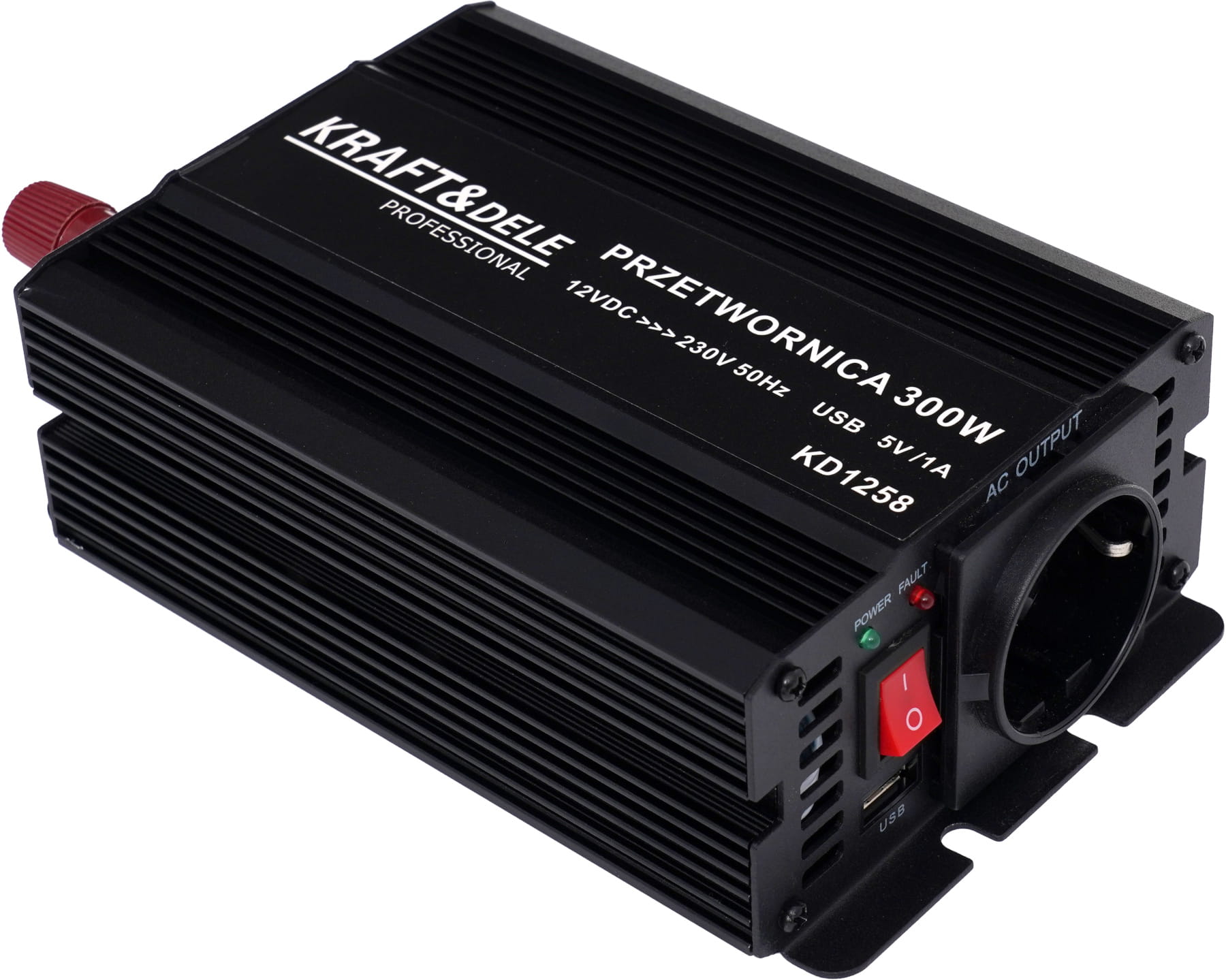 Przetwornica 12V na 230V 300W / 600W skorygowana sinusoida KD1258