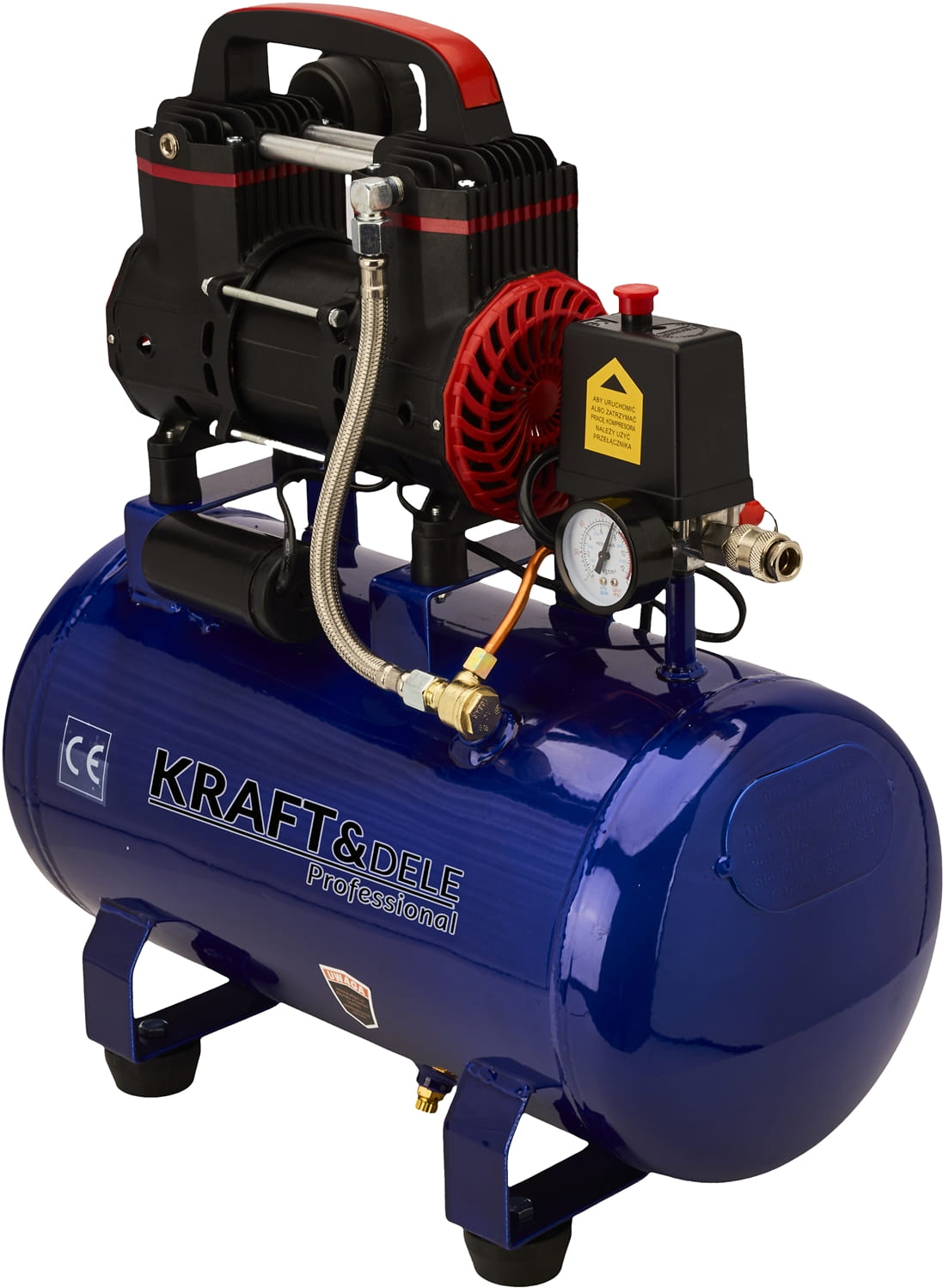 Kompresor Bezolejowy 24L 1390W 220L/MIN KD2128