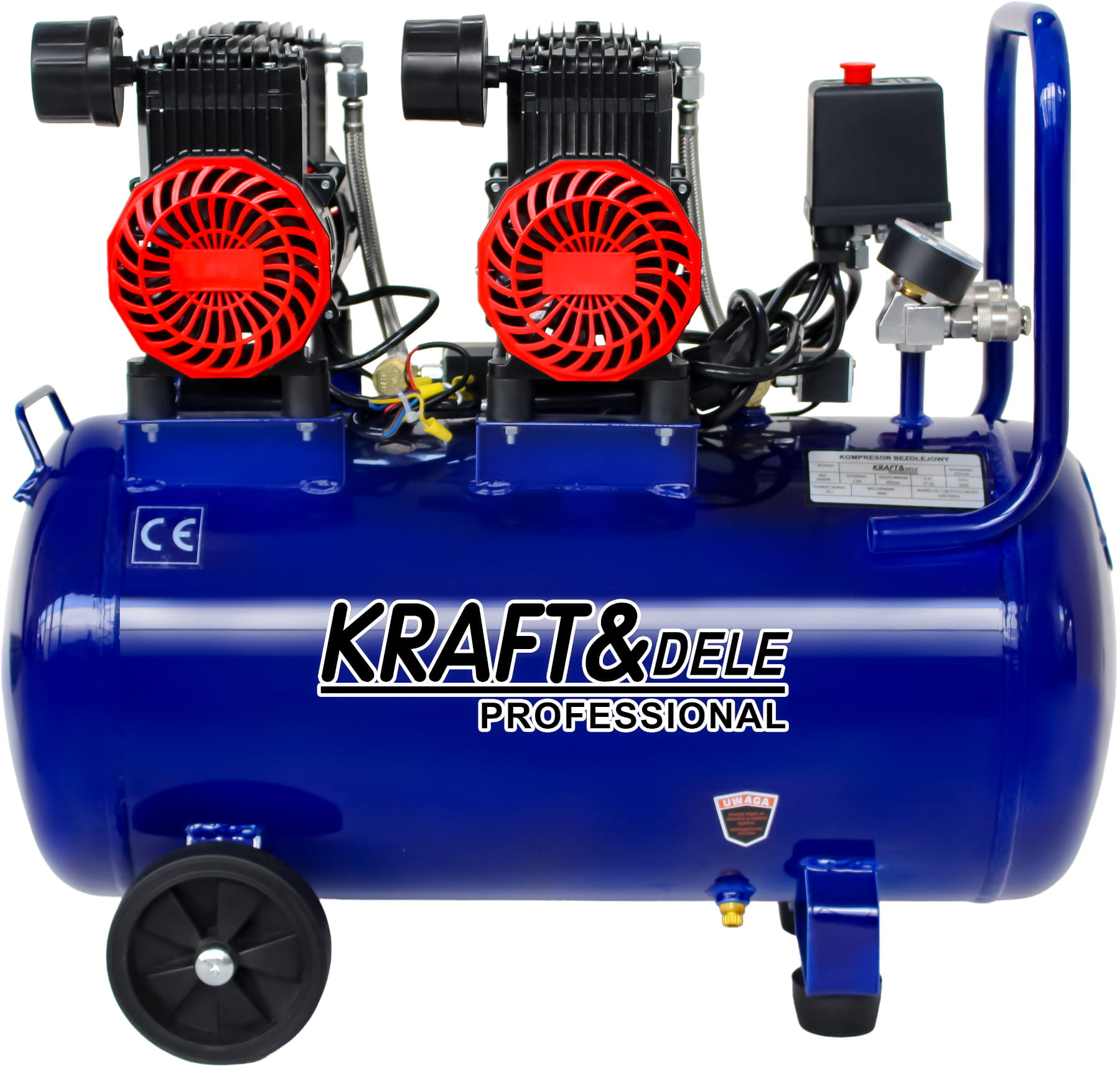 Kompresor bezolejowy 50L 3000W 475L/min KD4093