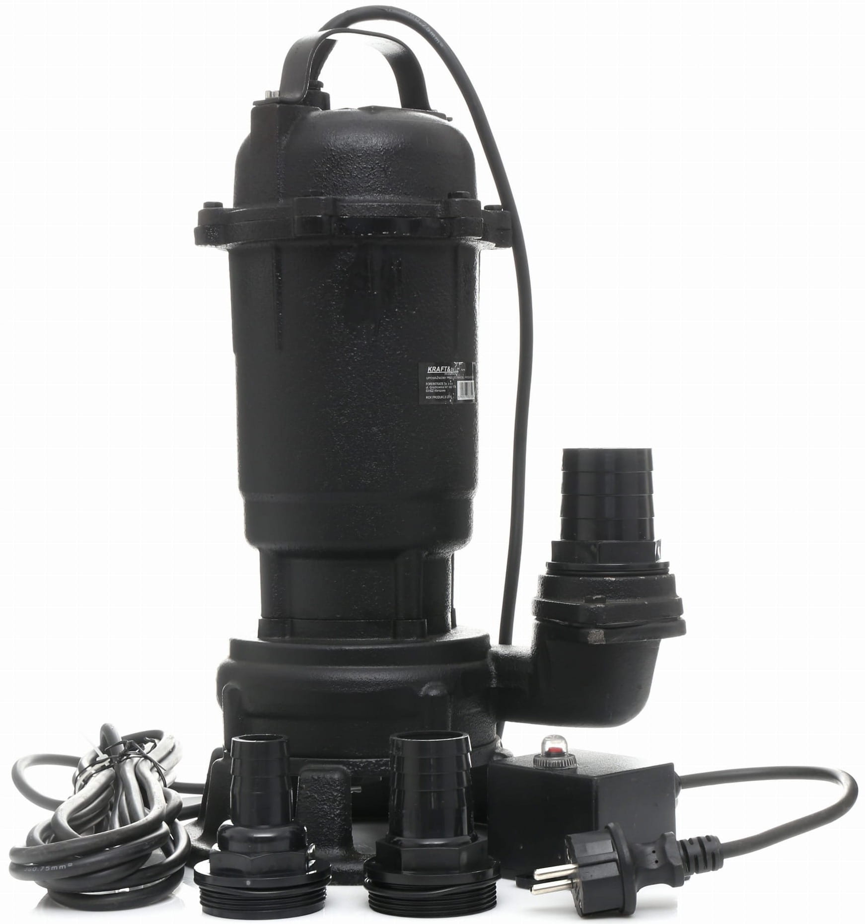 POMPA ZATAPIALNA DO WODY Z ROZDRABNIACZEM 3200W KD764