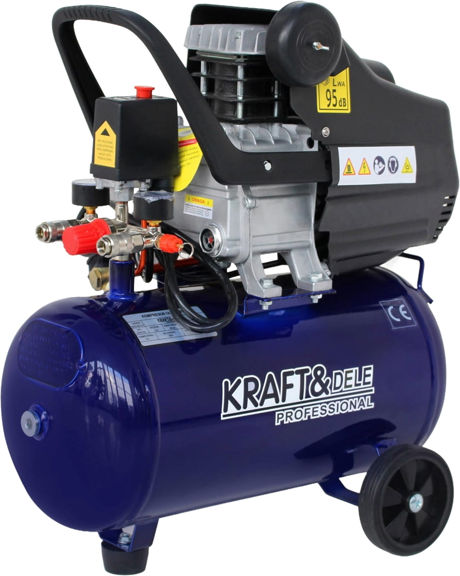 Kompresor olejowy 24L 2800W 205L/min KD4050