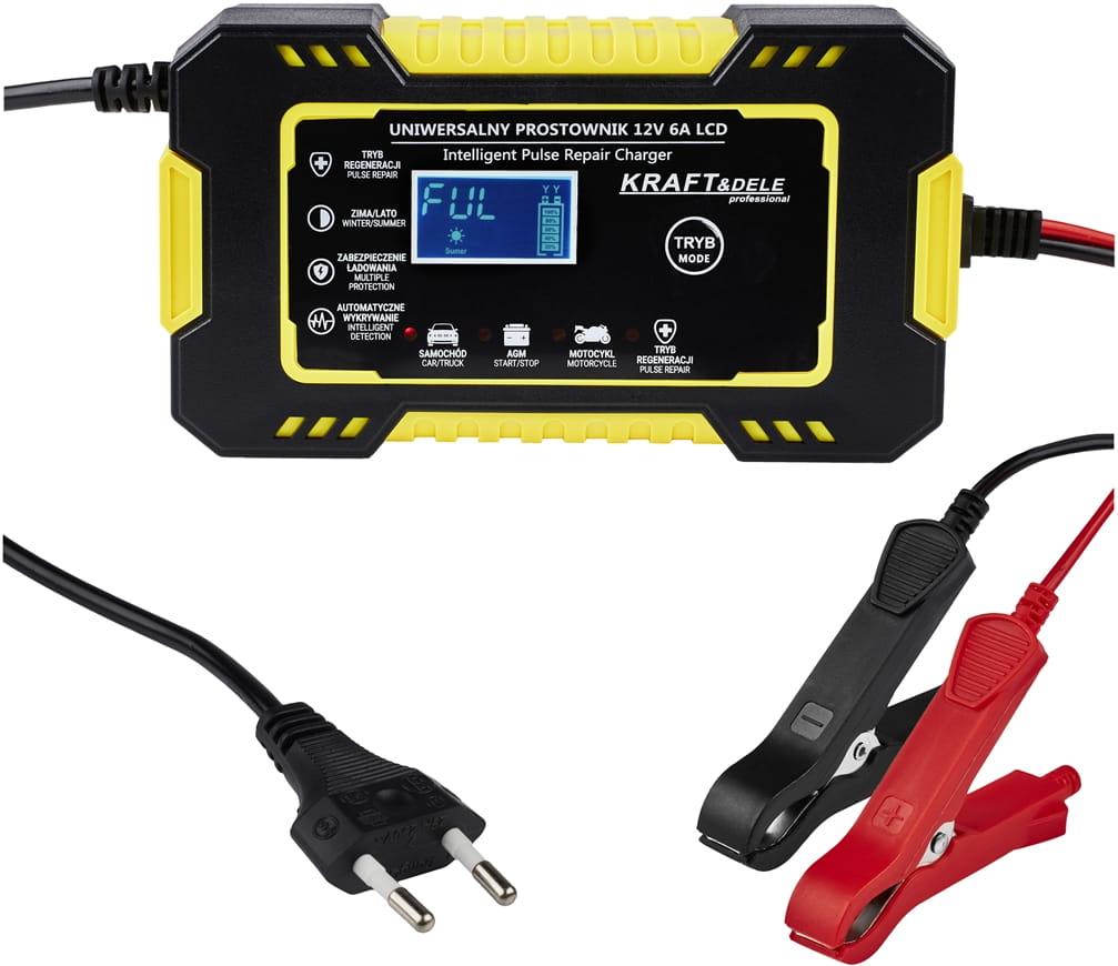 Prostownik uniwersalny 12V 6A KD1290