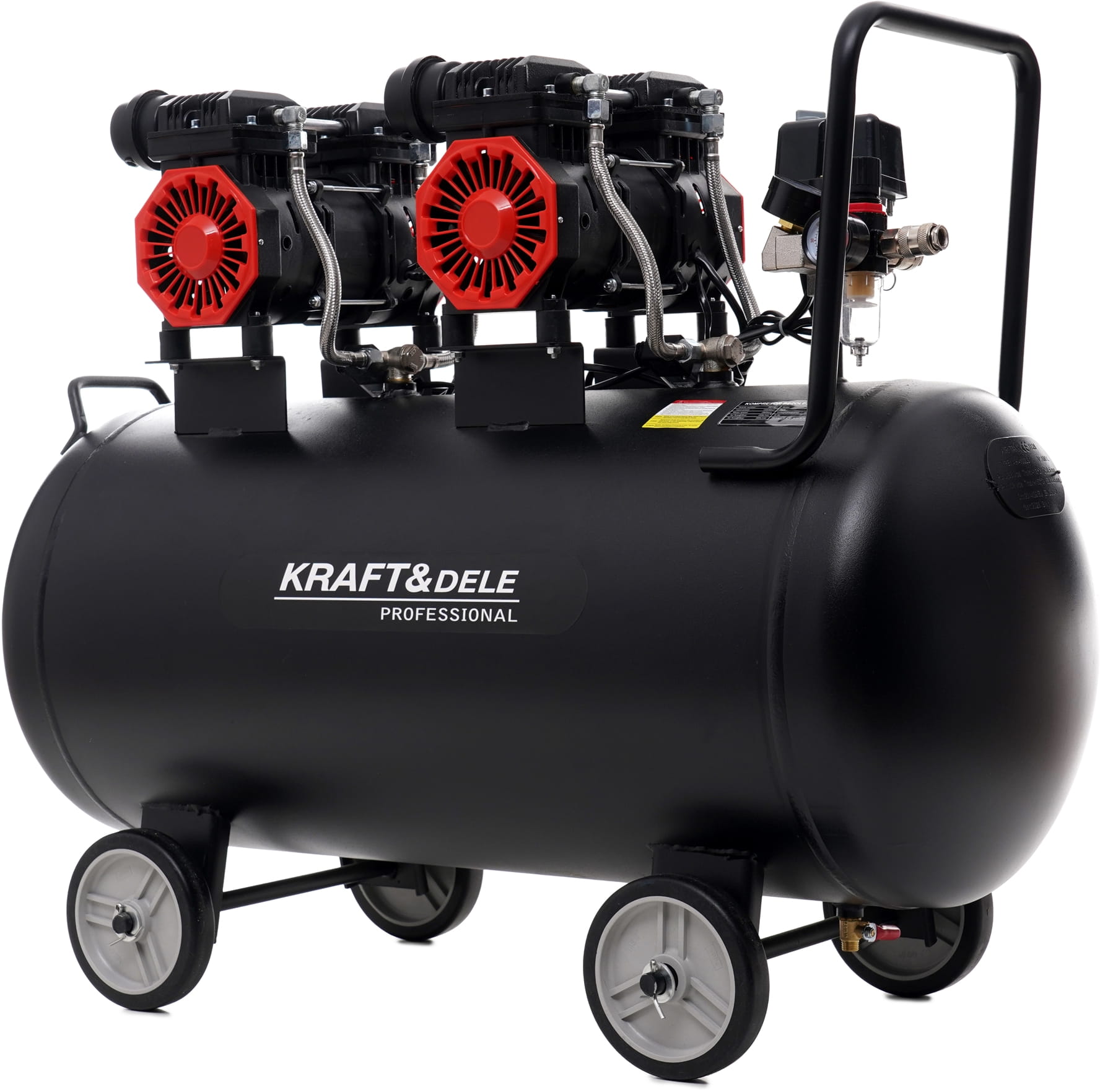 KOMPRESOR BEZOLEJOWY 100L 2x1500W KD1387