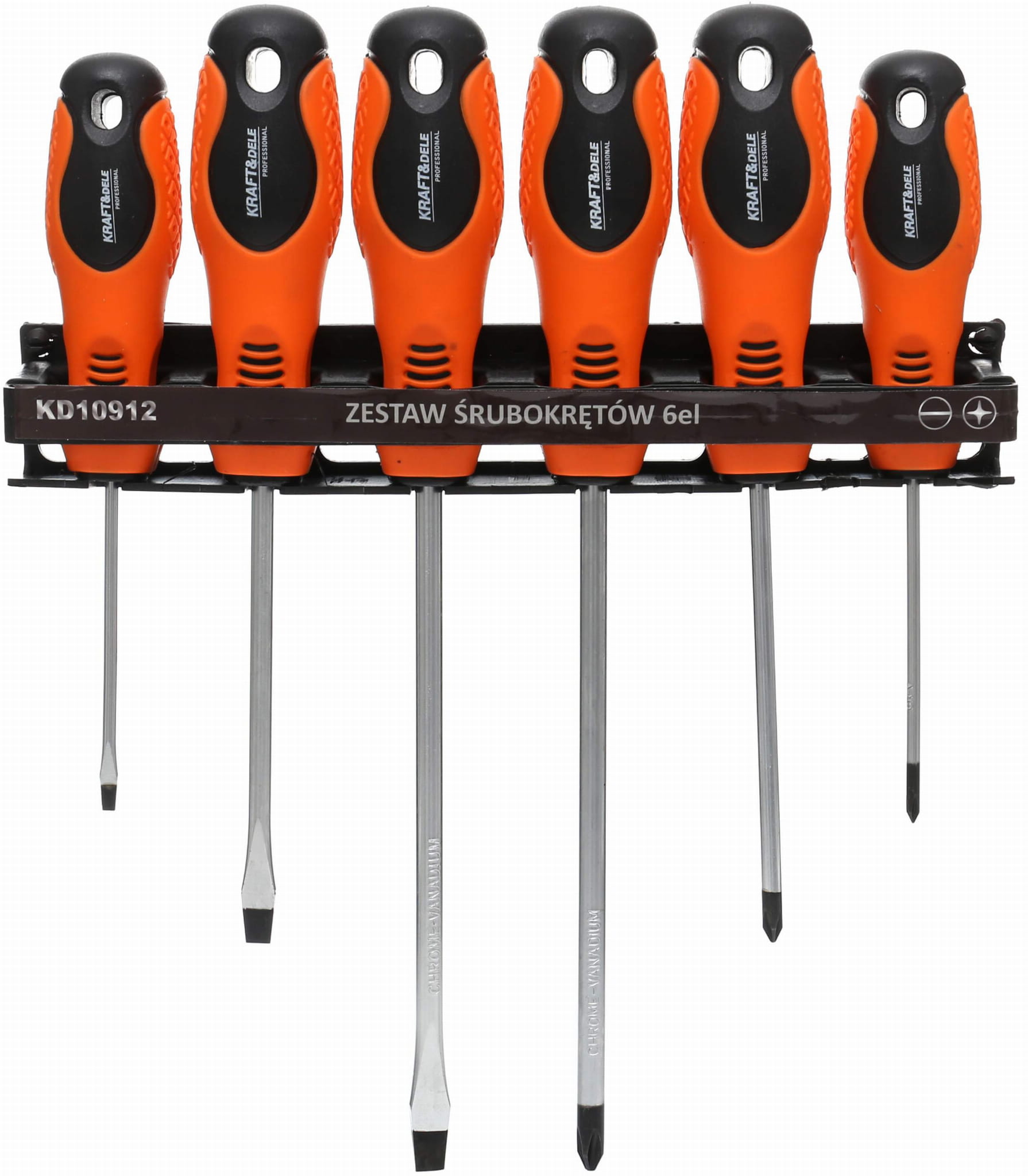 Zestaw śrubokrętów 6 elementów KD10912