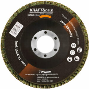 Tarcza listkowa P80 125mm KD967