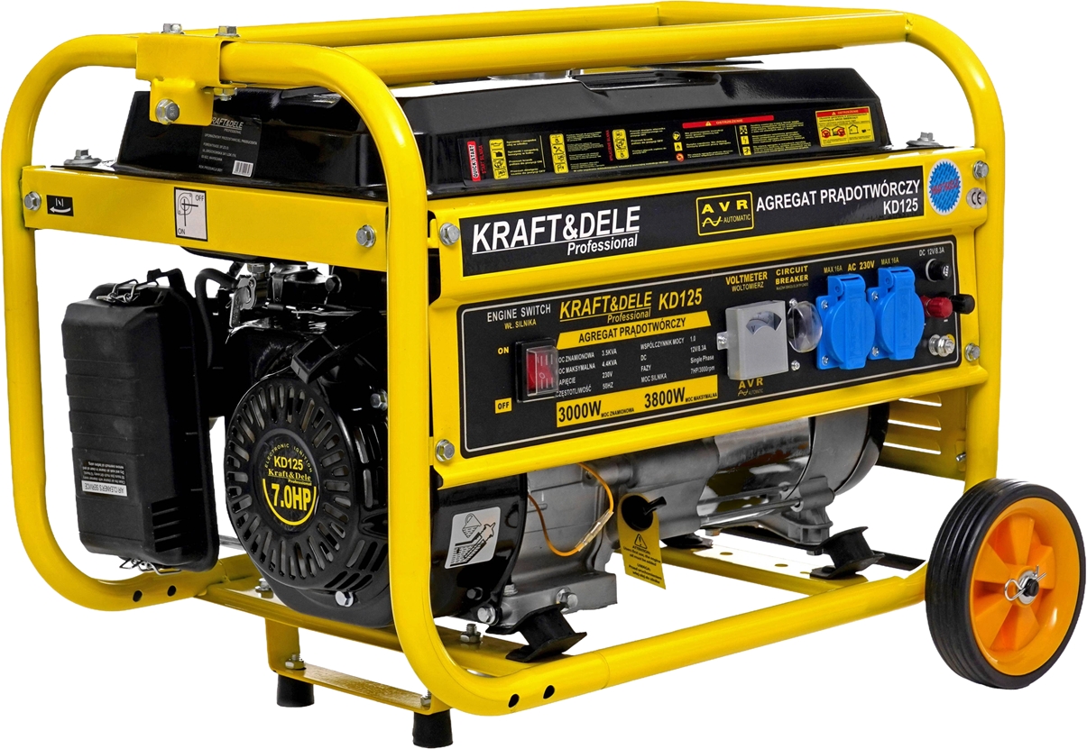 Agregat prądotwórczy 3kW / 3,8kW / 230V KD125