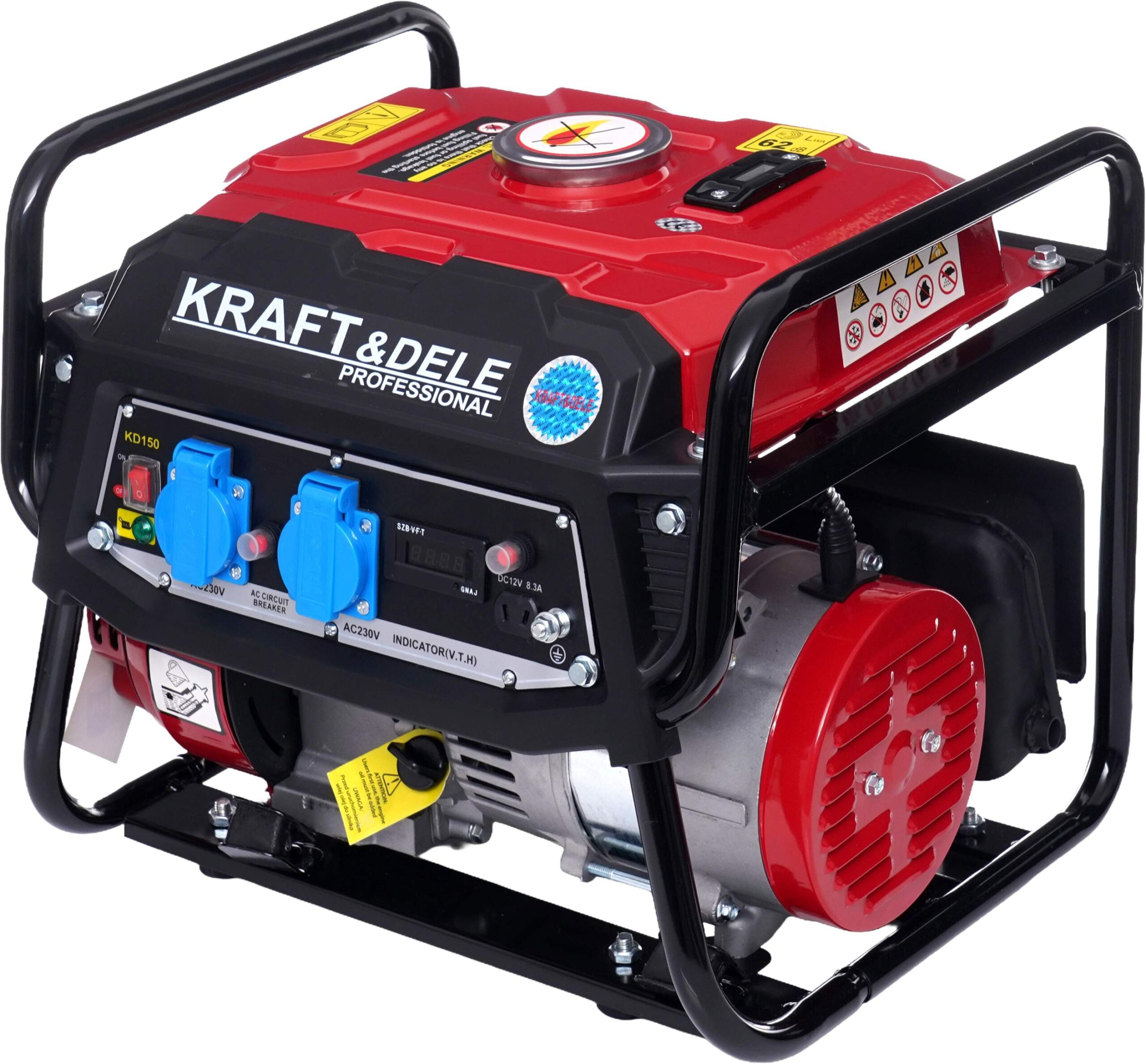 Agregat prądotwórczy 12V/230V 1500W + wyświetlacz KD150