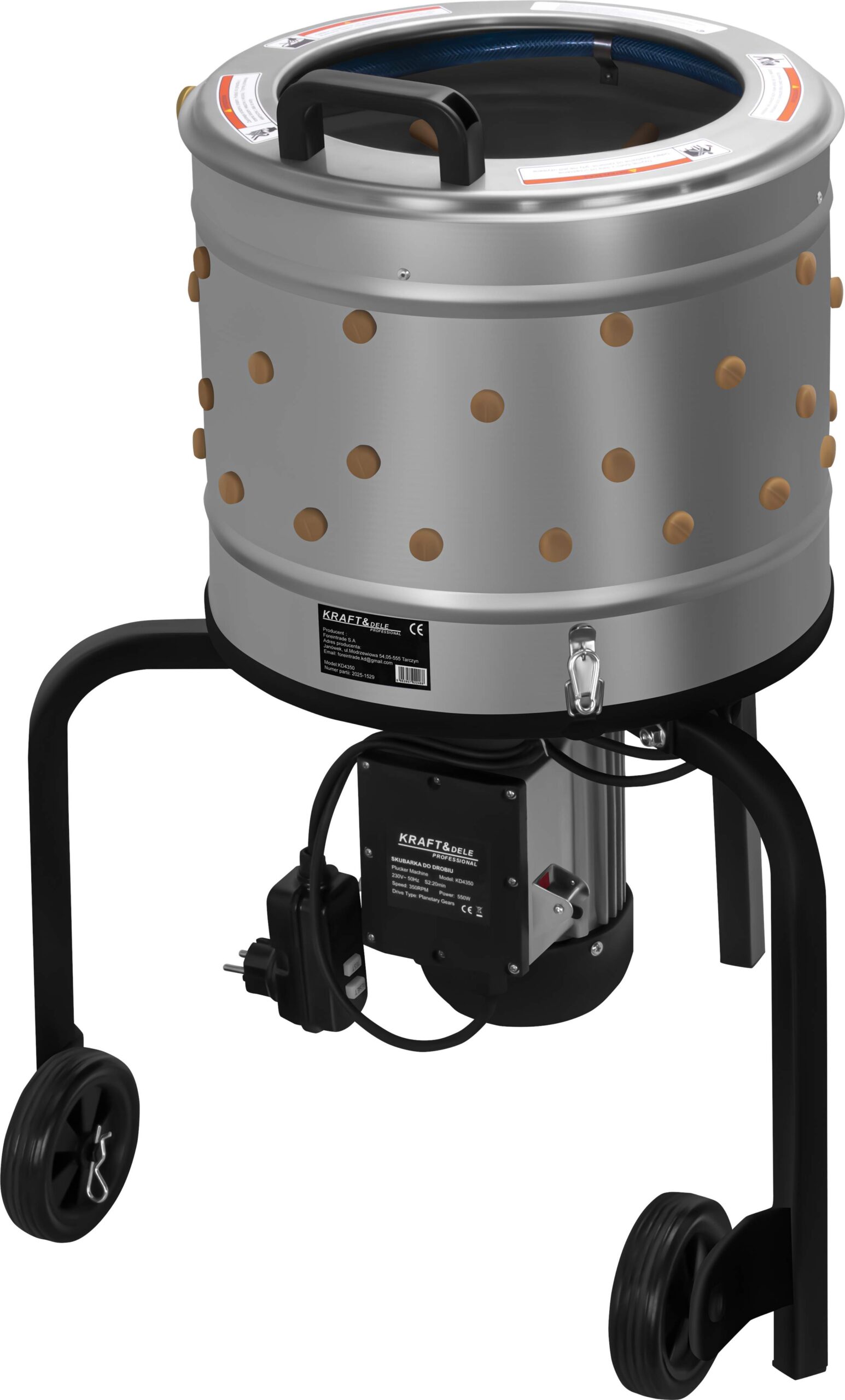 Skubarka do drobiu 550W 400mm KD4350