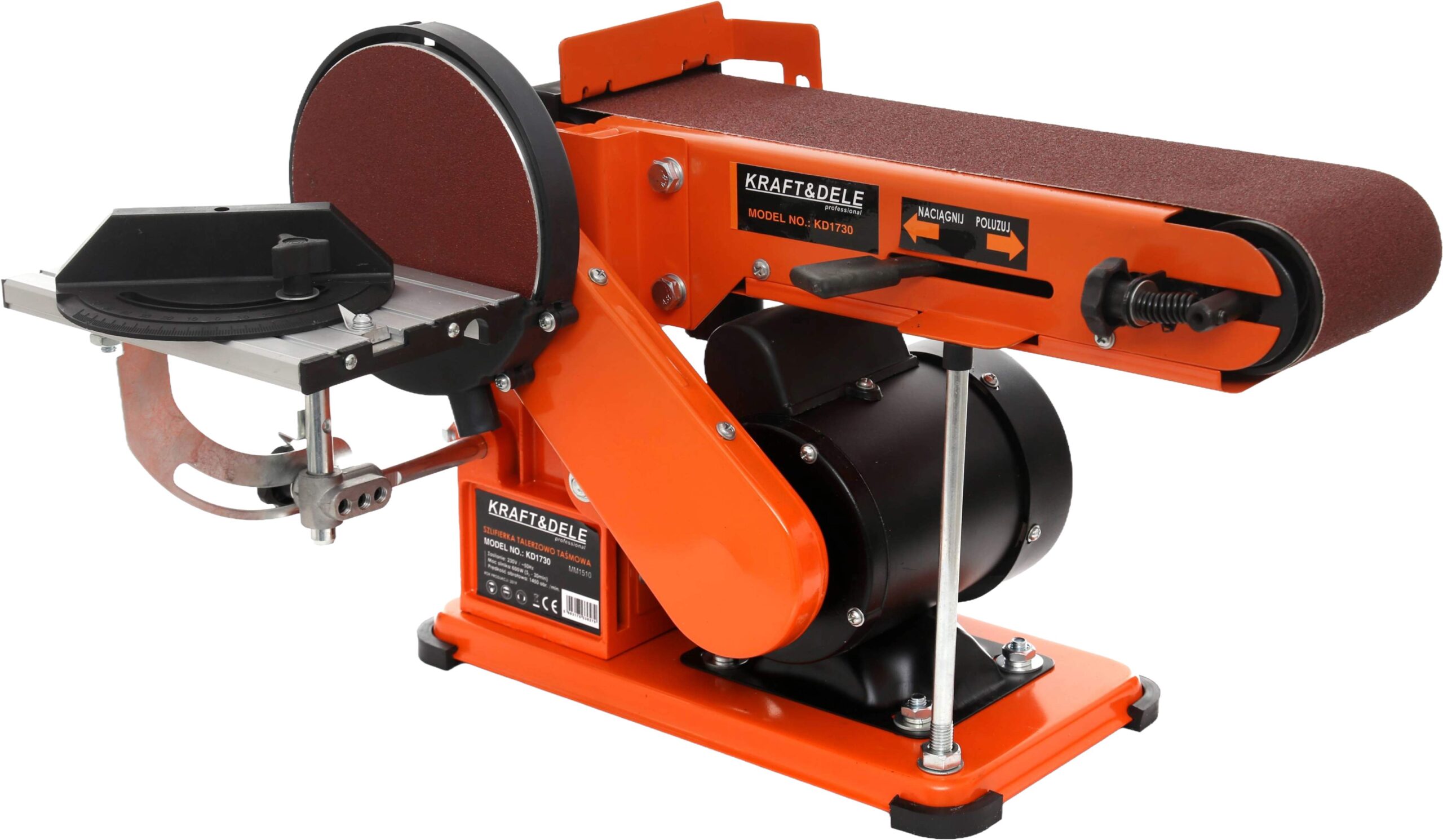 Szlifierka talerzowo taśmowa 600W 1450 obr./min KD1730