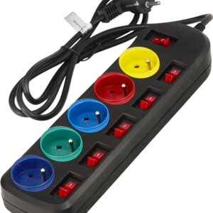 PRZEDŁUŻACZ 5M 5 GNIAZD KD4002-CZ