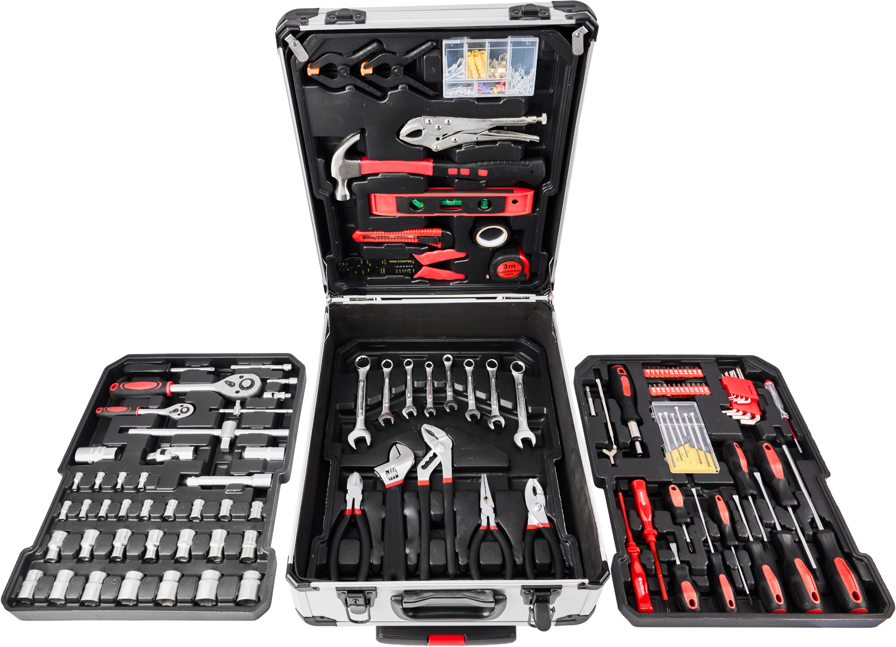 Zestaw kluczy w aluminiowej walizce 188el. KD314