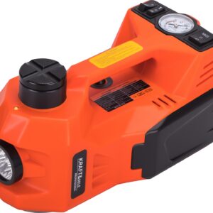 Podnośnik samochodowy 12V + kompresor + latarka KD1367