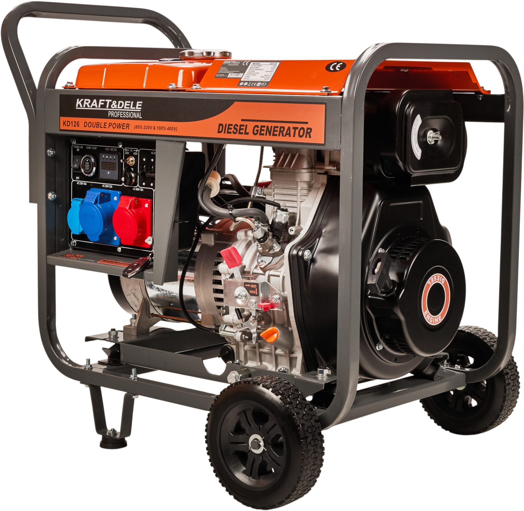 Agregat prądotwórczy 8kW 400V KD126