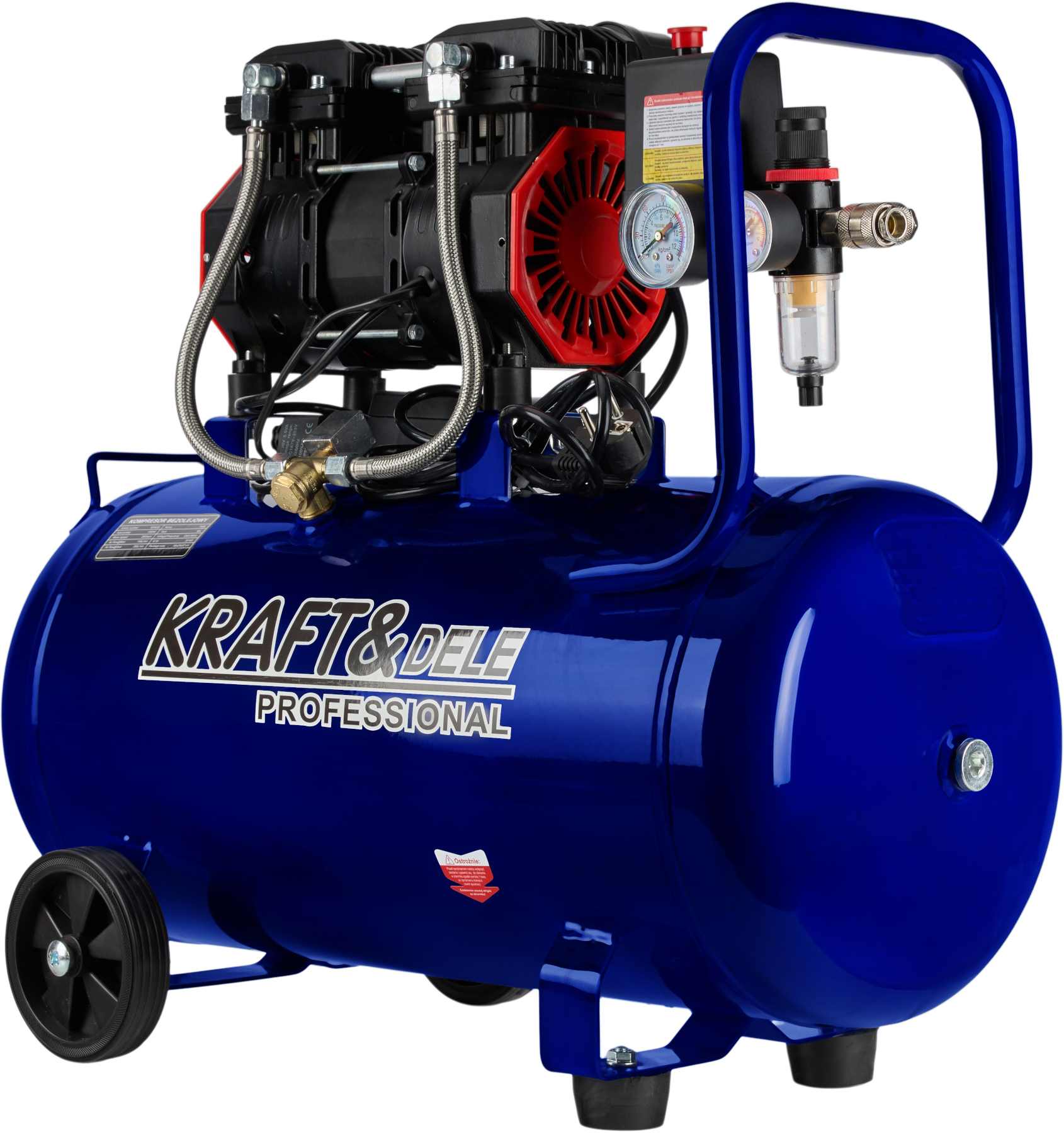 KOMPRESOR BEZOLEJOWY 50L 1500W 290L/min KD4052