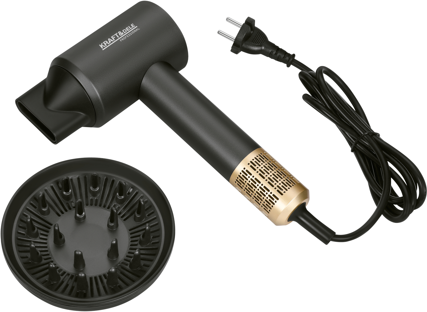 Suszarka do włosów 2200W + nasadki KD4381