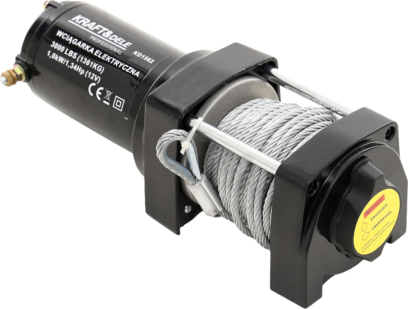 Wciągarka elektryczna KD1562 3000LBS 12V