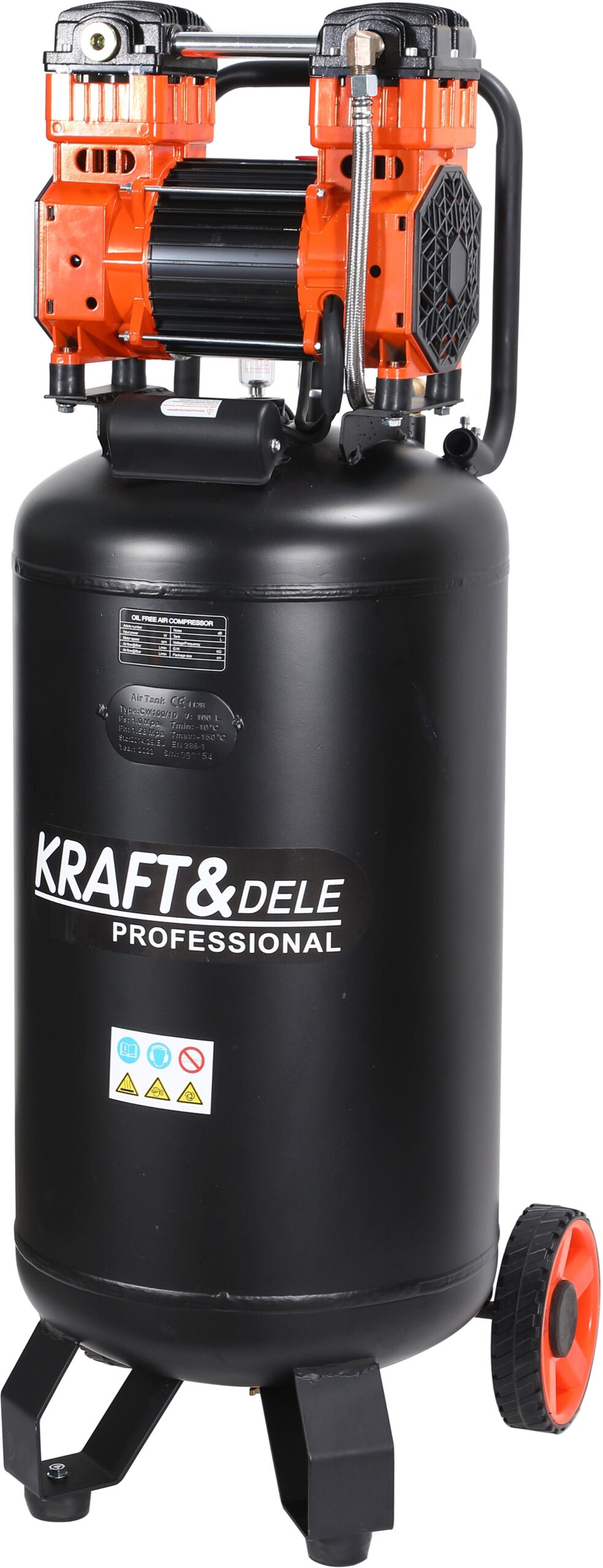 Kompresor bezolejowy 100L 3000W KD1389