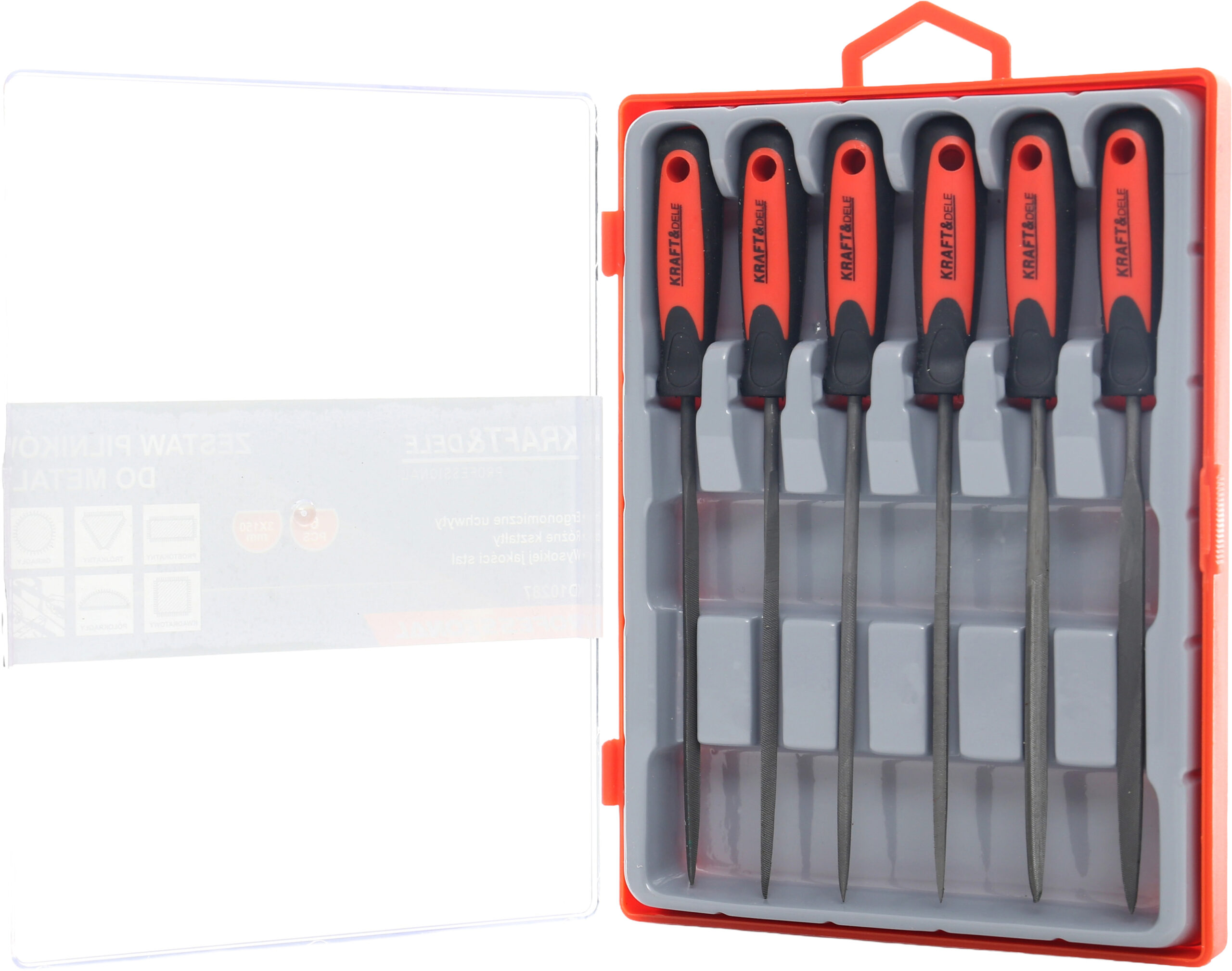 Zestaw pilników do metalu 6 szt. KD10287