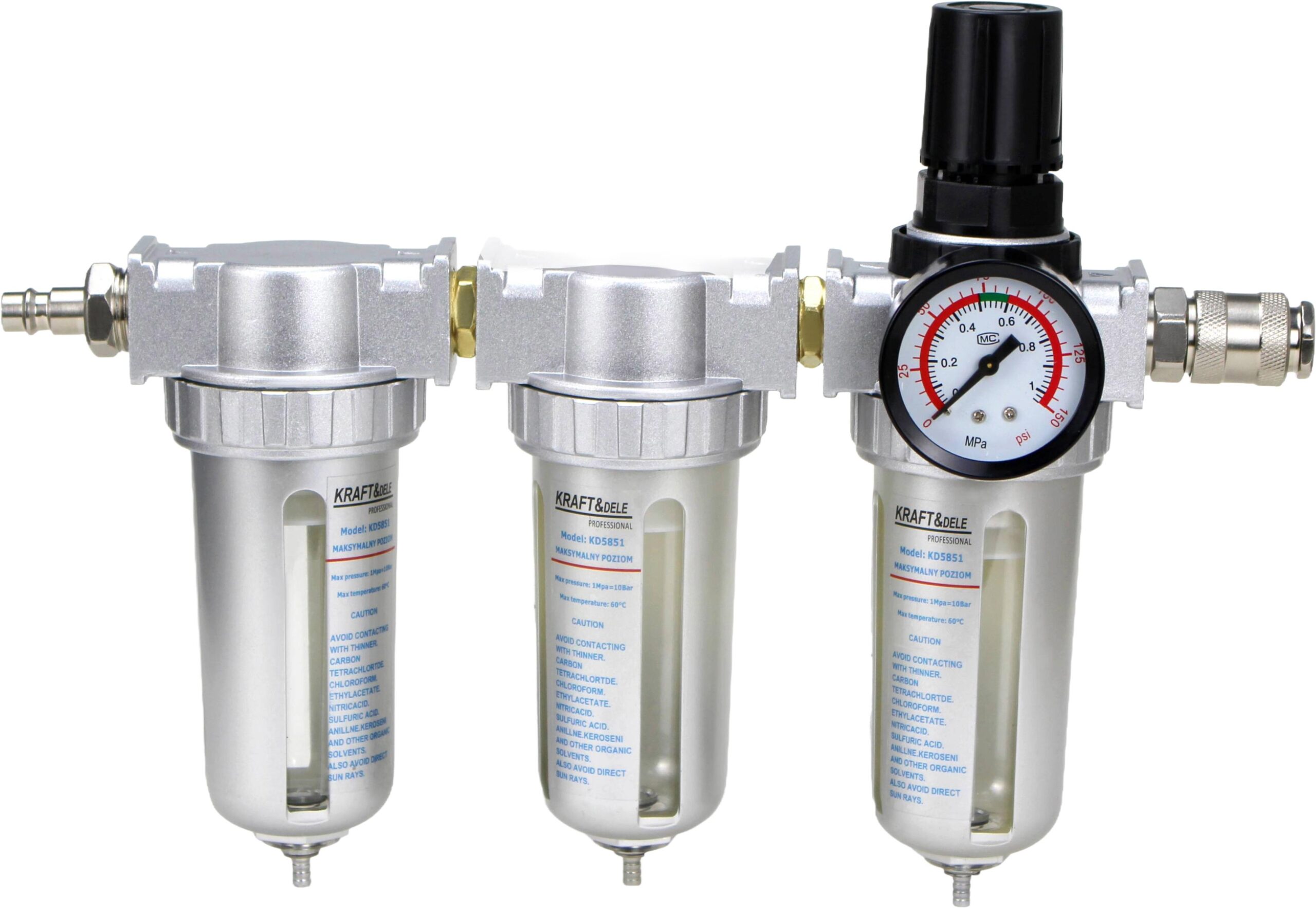 Filtr powietrza / Odwadniacz lakierniczy + reduktor KD5851