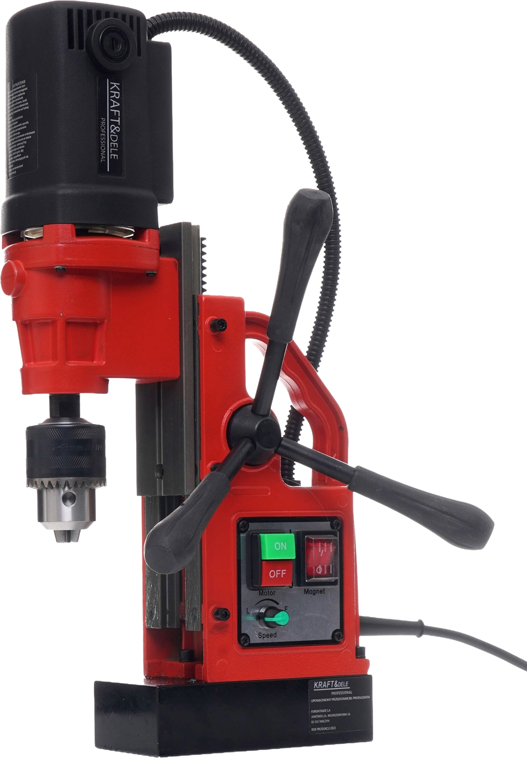 Wiertarka magnetyczna 1800W 1300N 16 mm KD1382