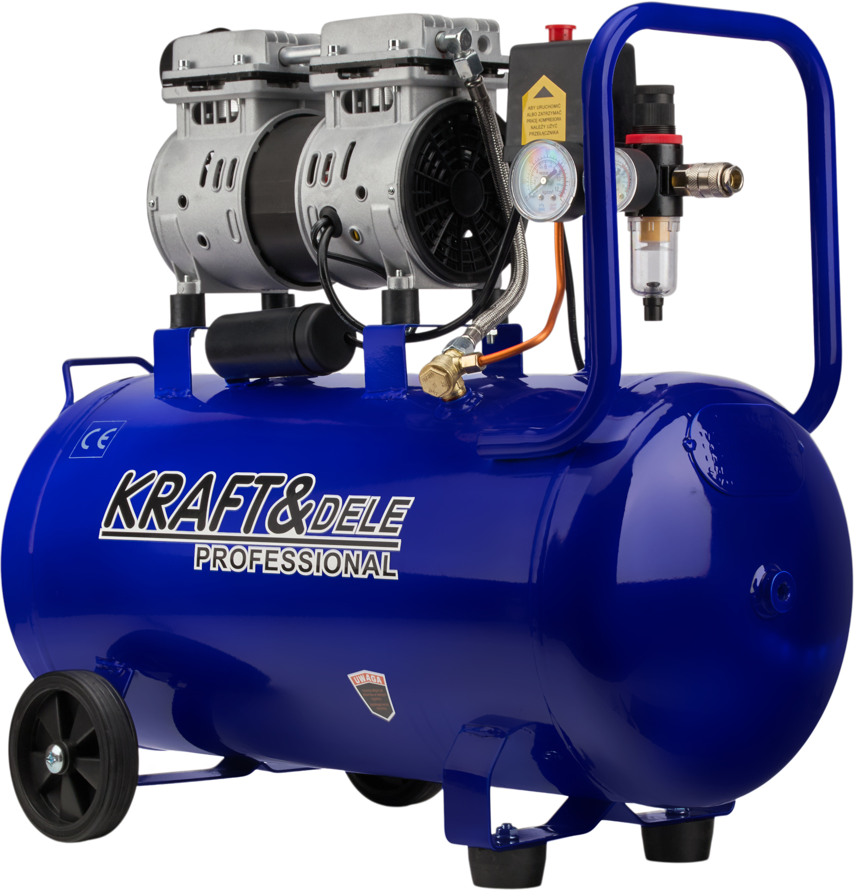 Kompresor bezolejowy 50L 1500W 290L/min KD4048