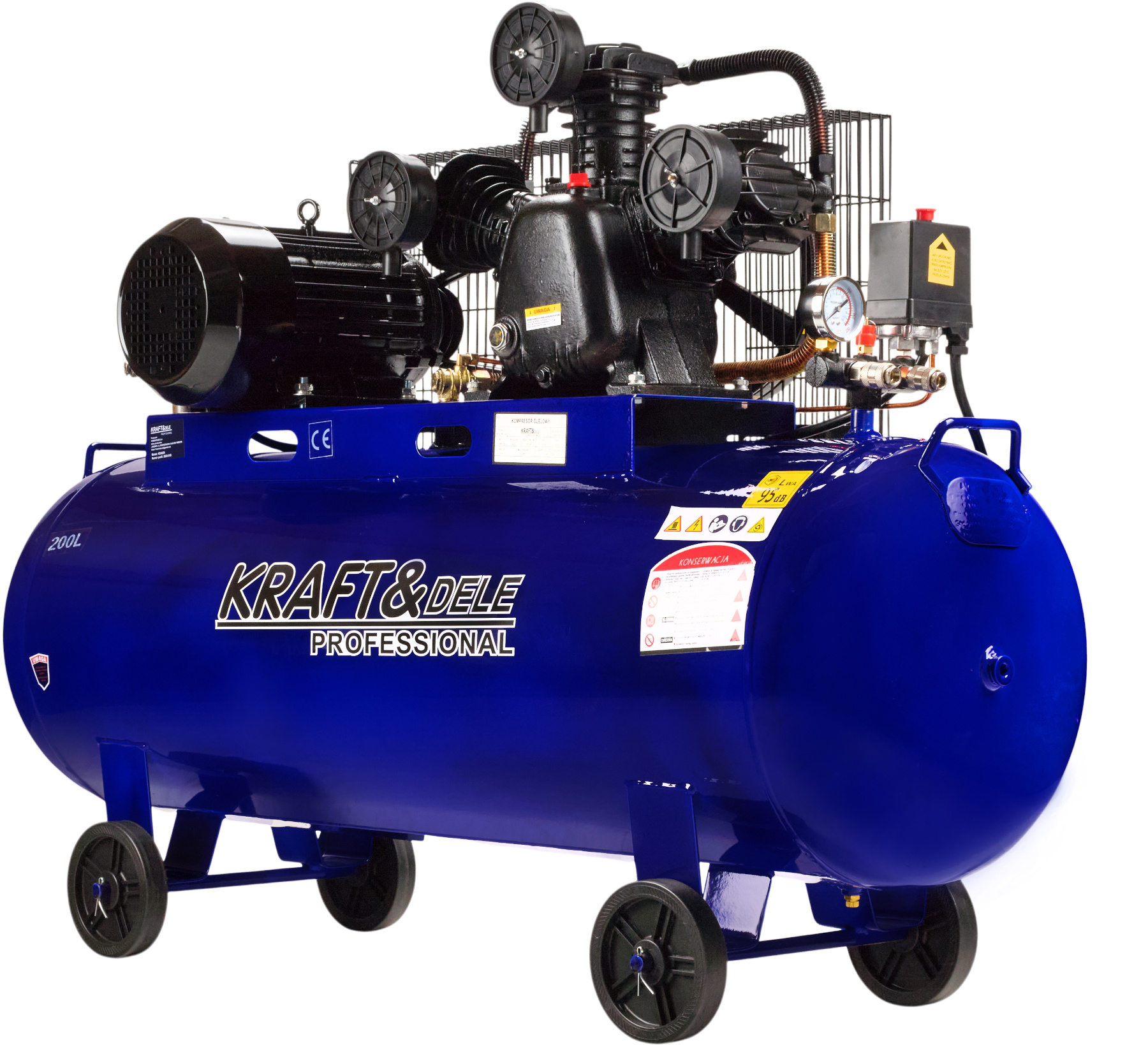 KOMPRESOR OLEJOWY 200L 4100W 650L/min KD4059
