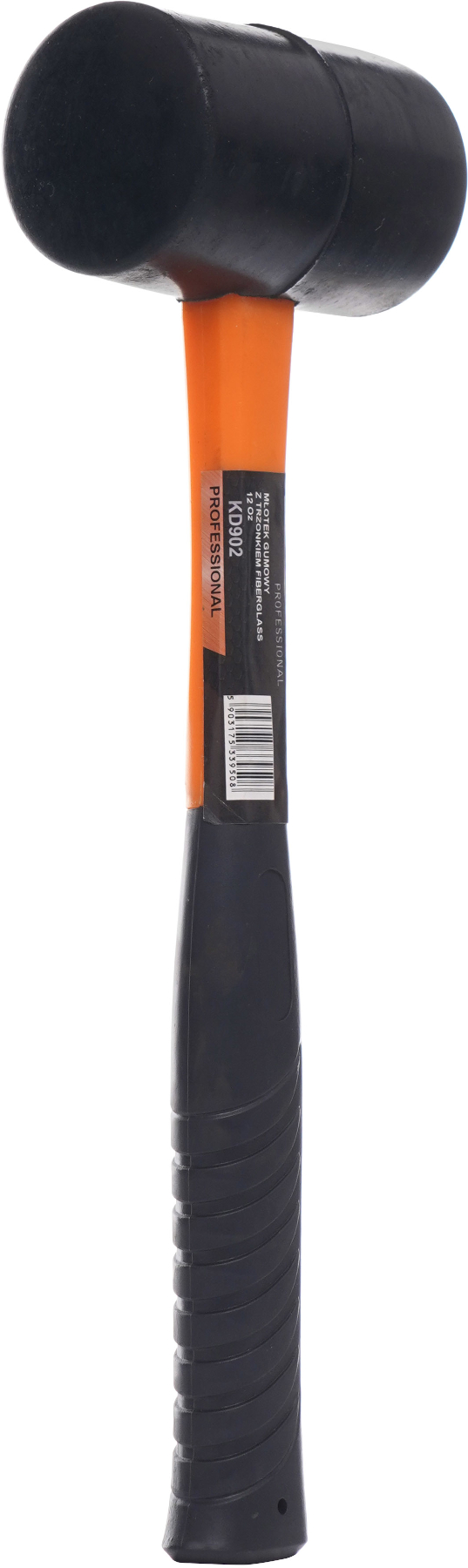 Młotek gumowy z rączką fiberglass 12 Oz KD902