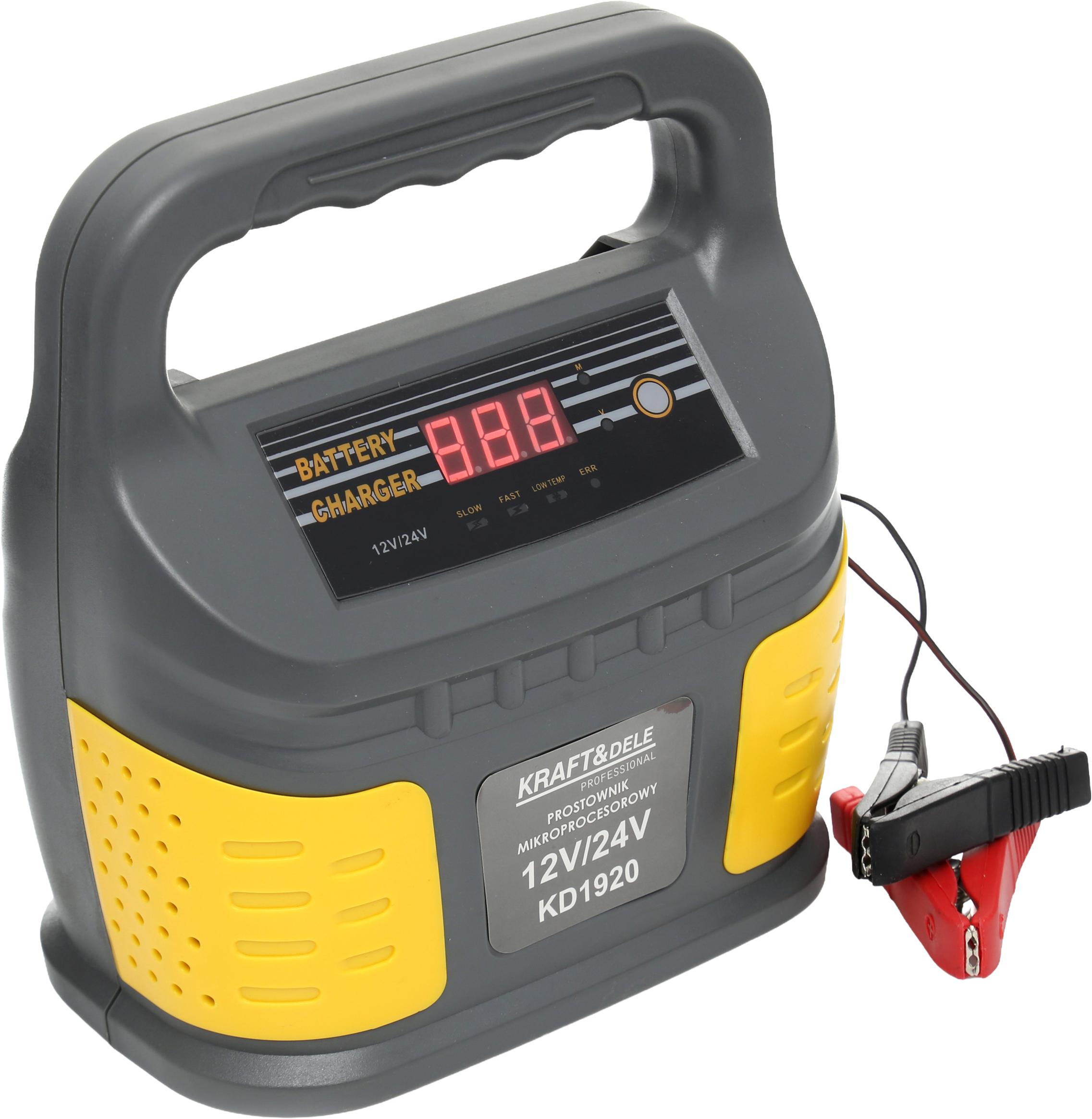 PROSTOWNIK MIKROPROCESOROWY 12V/24V 60-200Ah KD1920