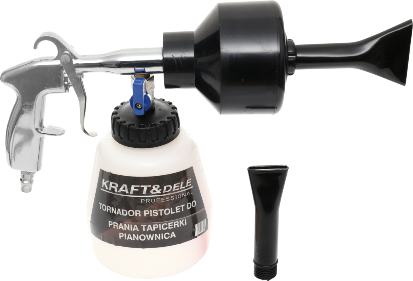 Pistolet do prania tapicerki pneumatyczny TORNADOR KD10379