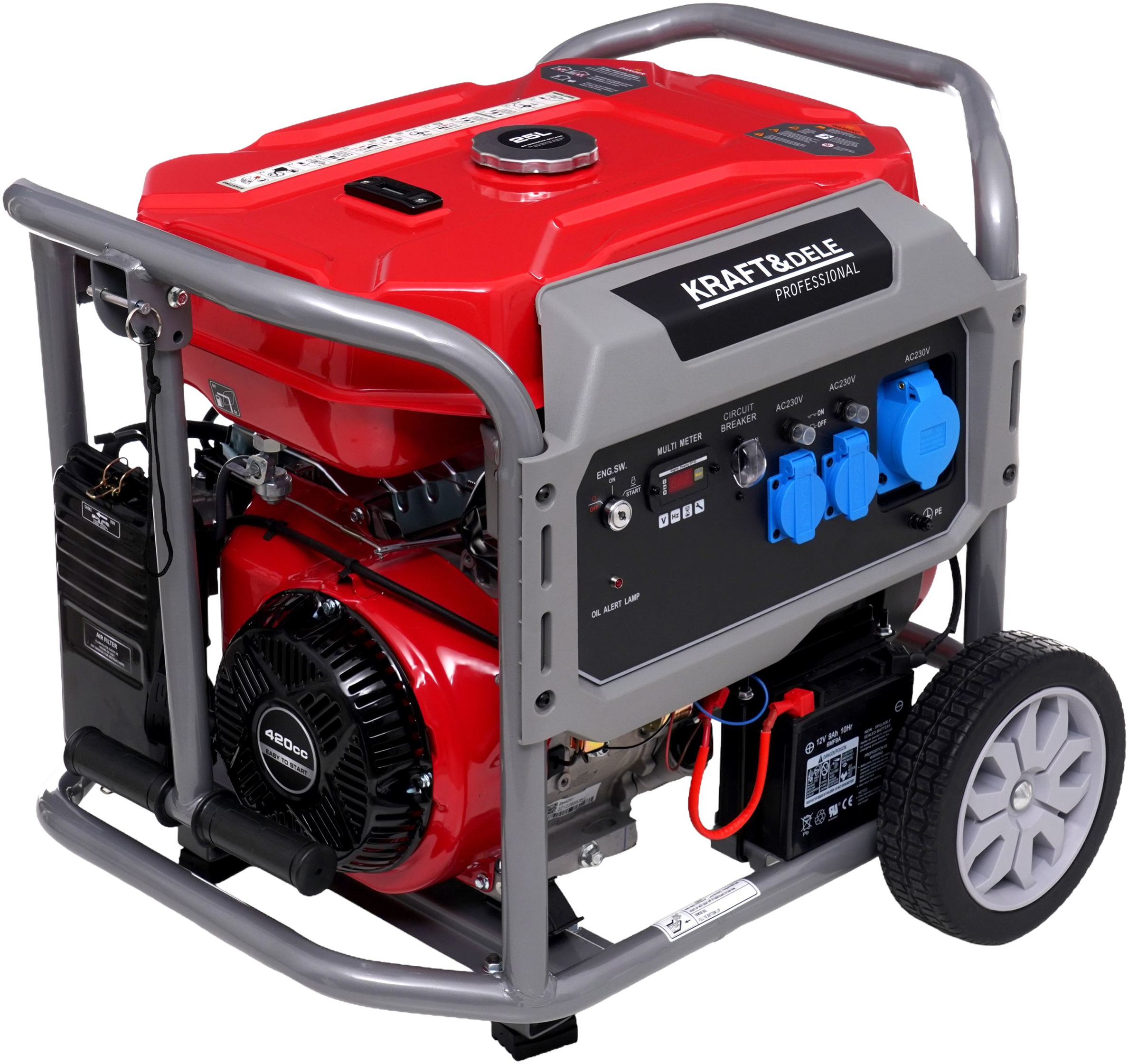 Agregat prądotwórczy jednofazowy 6000 / 6400W KD634