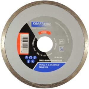 Tarcza diamentowa ciągła do cięcia 125x5x22,23mm KD921