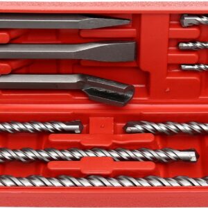 Zestaw 9 wierteł S4 + 3 dłut SDS+ 12el. KD10206