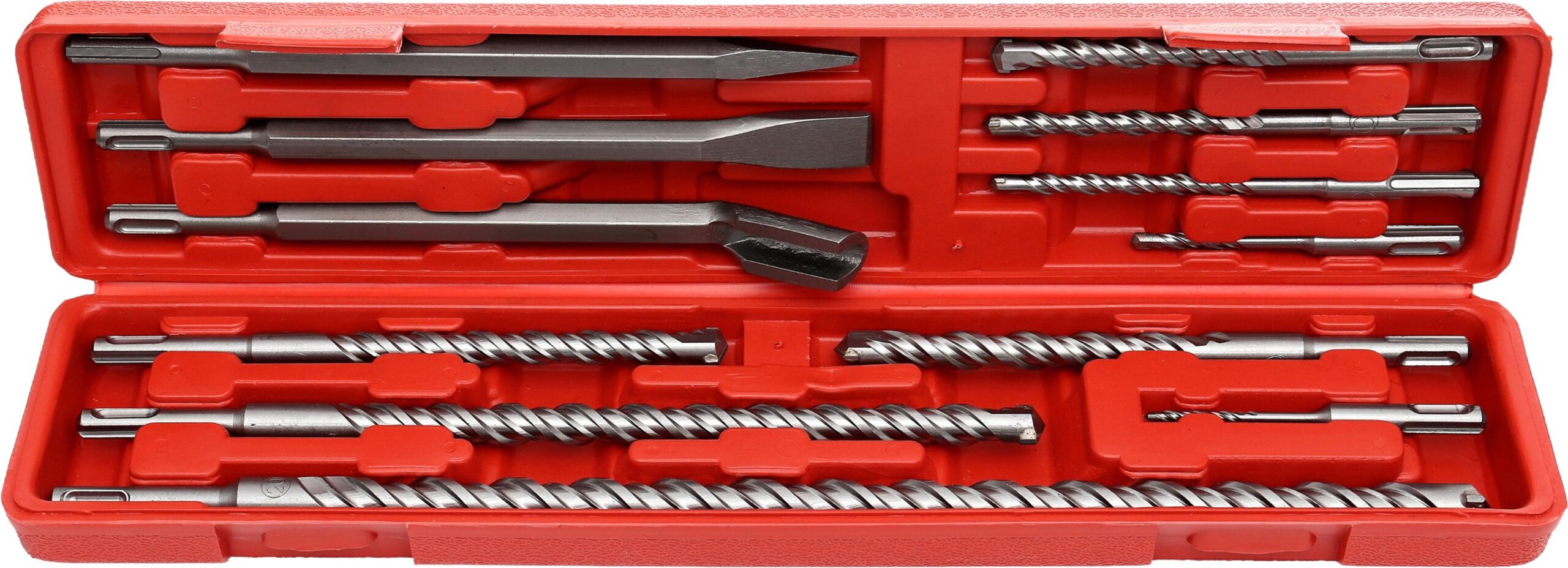Zestaw 9 wierteł S4 + 3 dłut SDS+ 12el. KD10206
